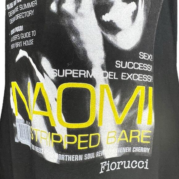 Fiorucci (XL) Naomi Campbell Capsule Collection i-D Magazine Racerback Tank Top - Picture 6 of 11